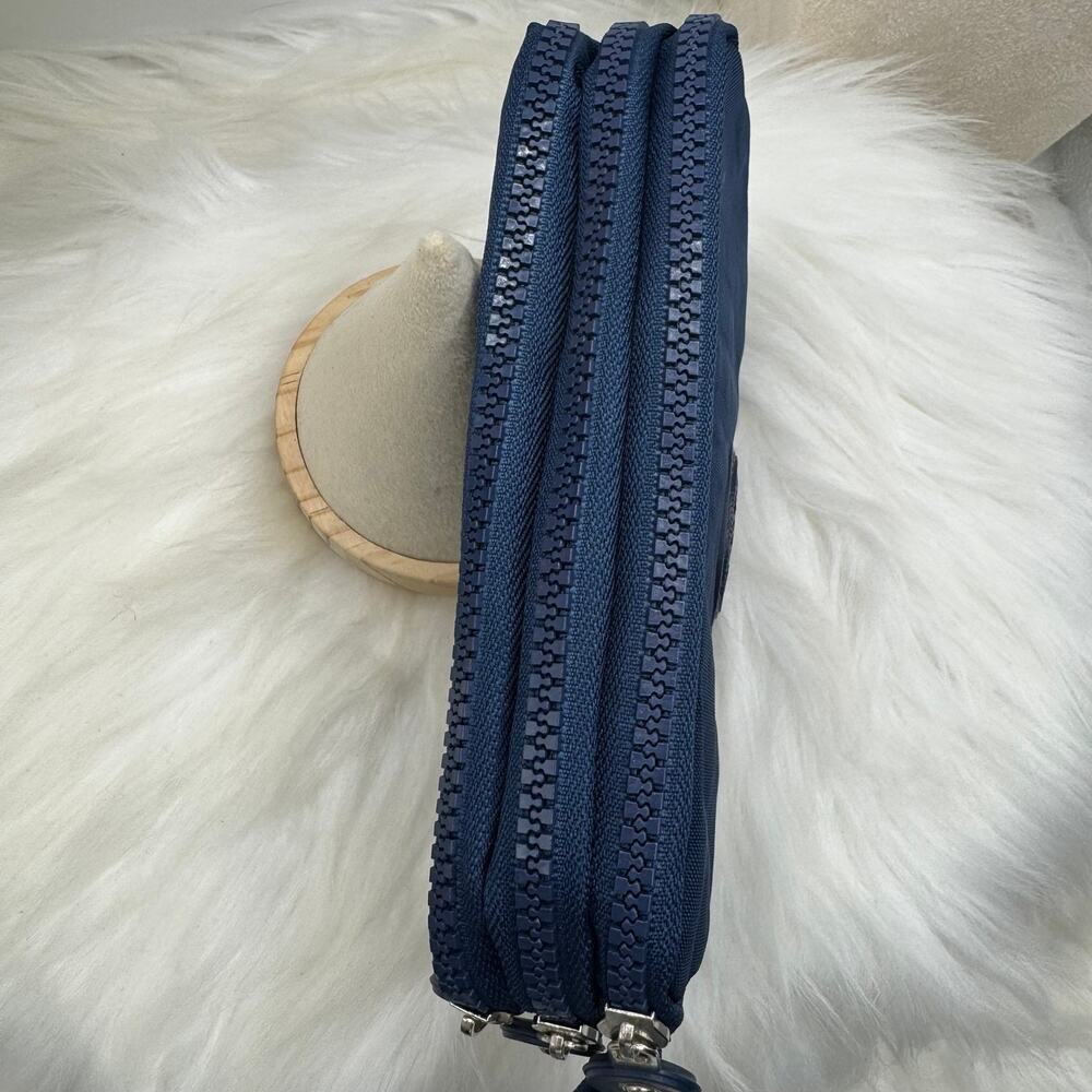 Navy Blue Small Purse or Makeup Cosmetic Wristlet - Picture 5 of 5